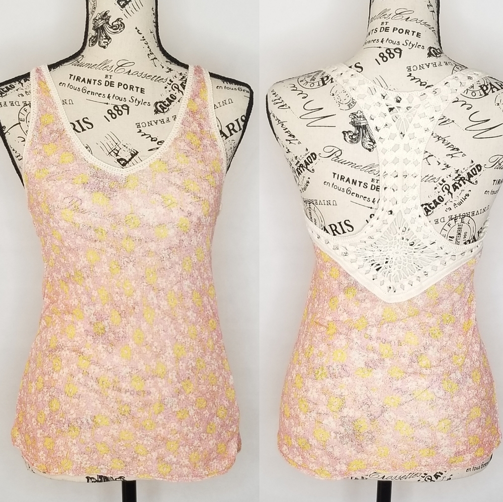 Free People Crochet Tank